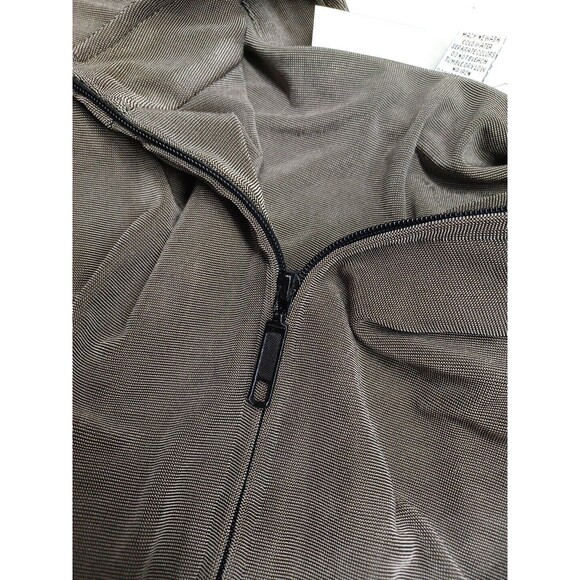 Private Edition by Chicos Jacket Full Zip Slinky Acetate Brown Top Sz 3 L - Picture 6 of 10